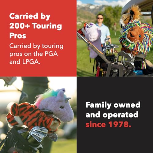 Golf Driver Headcover - Lifelike Chicken Design, UV-Resistant Fur, Fits 460cc Clubs