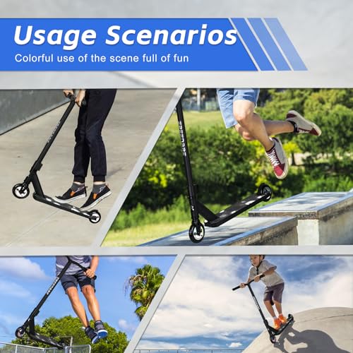 FREEDARE Pro Stunt Scooter for Kids & Teens Black JB3 Lightweight Durable