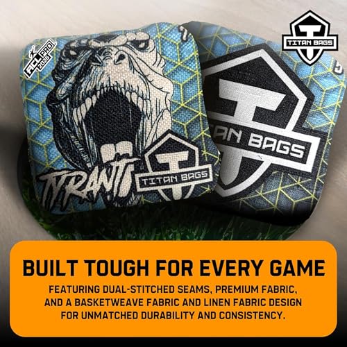 WGC Titan Bags Tyrant ACL Cornhole Bags Geo Set of 4 Speed 5/7 - Professional Regulation