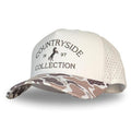 Athletic Trucker Golf Hat | Performance Mens 5 Panel Hat | Cool Breathable Waterproof Sweat Proof Workout Running Cap | Golf A Frame Rope | Snapback Adjustable Hat (Countryside Collection | Duck Camo)