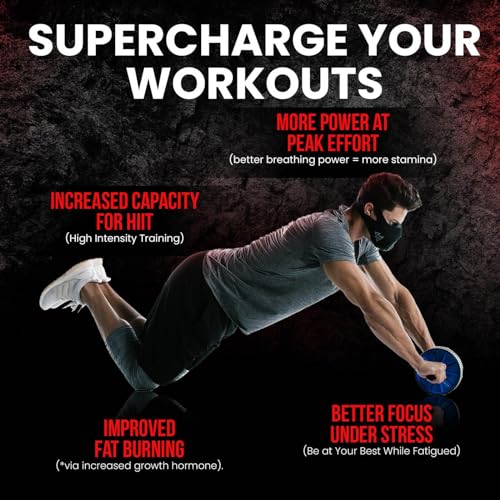 TrainingMask 3.0 Altitude Training Mask - Medium with Spray Cleaner, Blackout