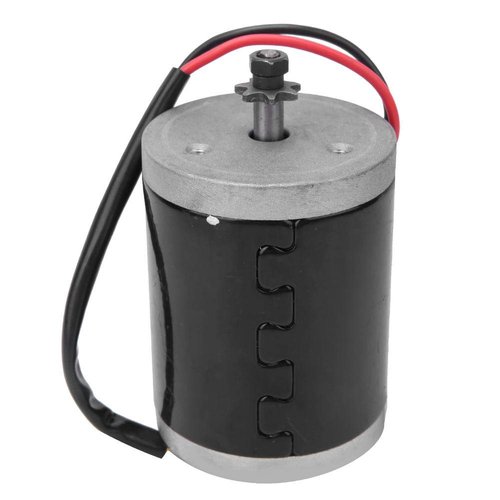 12V Motor 65W,Sprocket Belt Pulley for Scooter,Brushed Motor,MY6812 12V 120W High Speed Small Brush Motor with Belt Pulley Electric Scooter E Bike Accessory