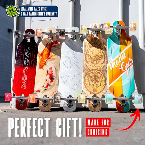Cruiser Skateboard for Adults & Teens - Tranquil 31" Maple Longboard with 70mm Wheels