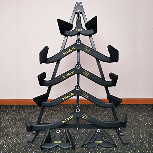 BLUSLM 7Pcs Lat Pulldown Bar Set for Cable Machine Back & Tricep Training