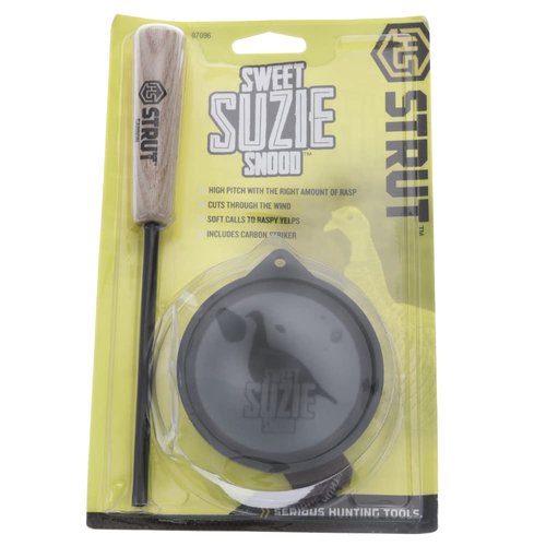 HUNTERS SPECIALTIES HS Strut Sweet Suzie Snood Rasp Soft Seductive Cutting Calls Yelps Hen Turkey Glass Pot Call