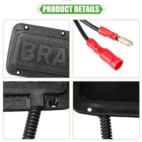 Golf Cart Brake Light Switch Pad for Yamaha, EZGO, Club Car - 10L0L