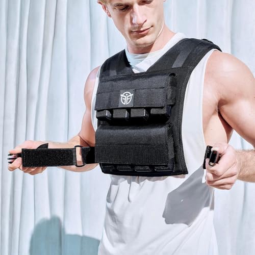 Eric Flag 40 lb Adjustable Weighted Vest for Men & Women - Heavy-Duty Fitness Gear