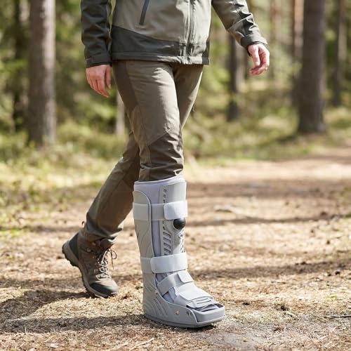 Mathgetin Large Air Cam Walker Fracture Boot for Foot & Ankle Recovery - Tall Orthopedic Walking Boot