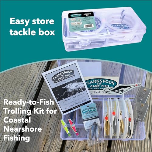 Clarkspoon Ready-to-Fish Trolling Kit for Coastal Saltwater Fishing