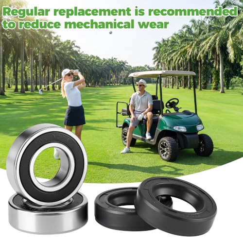 Golf Cart Rear Axle Shaft Bearing and Seal Kit for EZGO 1978-Up TXT RXV
