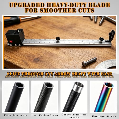 Adjustable Arrow Saw 12000RPM Aluminum Base for Carbon & Archery Arrows
