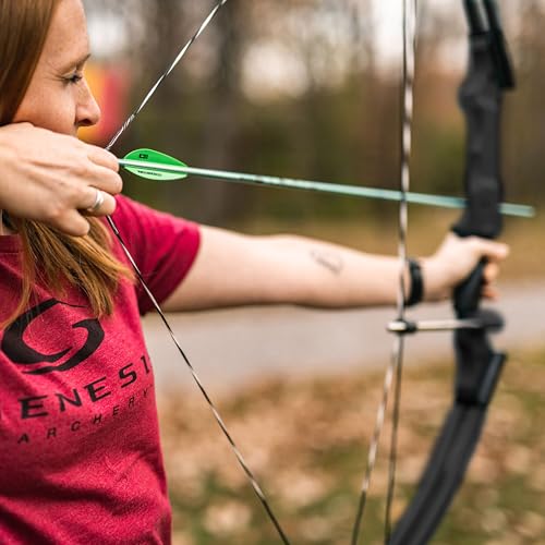 Genesis Archery Lightweight Compound Bow for Right Hand Black, 15-30" Draw