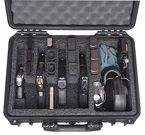 Case Club Waterproof 5-Pistol & 20-Mag Magazine Storage Case, Gen 3, Standard Version