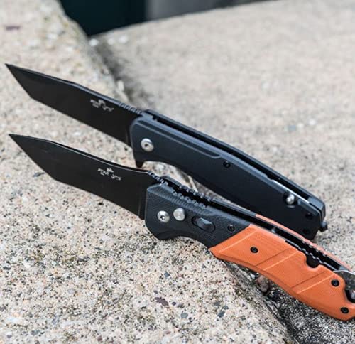 Bear Swipe® V Rescue Folding Pocket Knife with Sandvik Steel Blade