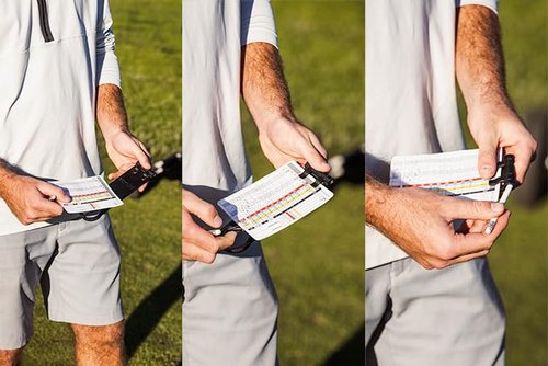 Scrubi: 3 in 1 Golf Ball Cleaner, Scorecard Holder, Centre Line Marker