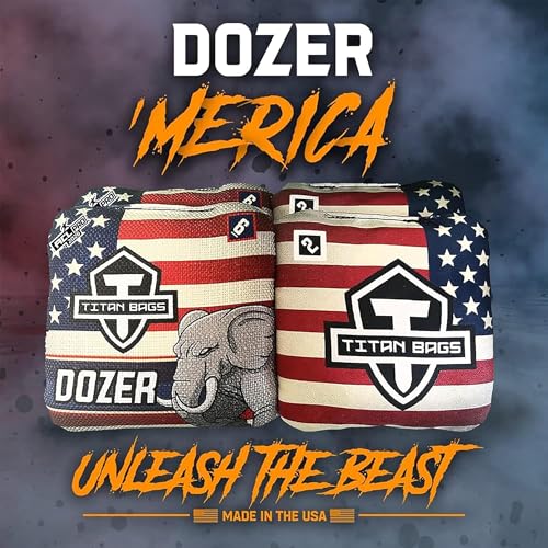 WGC Titan Bags Dozer ACL Cornhole Bags 'Merica' Set of 4 - Speed 2/6