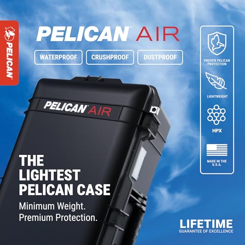 Pelican 1626 Air Waterproof Equipment Case No Foam Black - Heavy-Duty Protectio