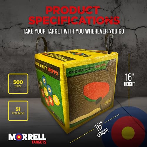4-Sided Double Duty Archery Target Bag – Portable for Bows up to 500 FPS