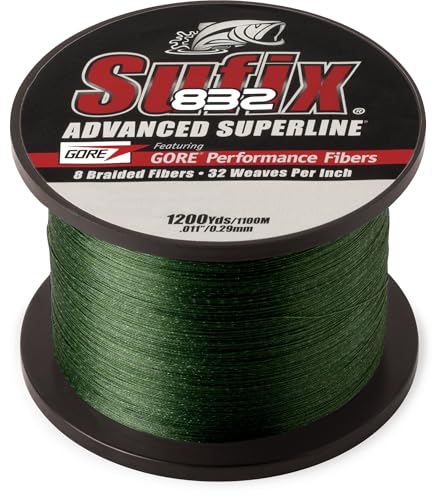 Fishing Line - Sufix 832 Advanced Superline Braid 150 Yards Multicolor 30 lb