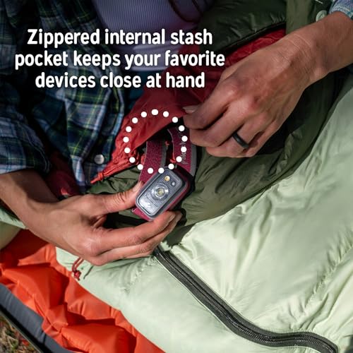 Kelty Cosmic 20 Dark Blue Sleeping Bag for Backpacking - 550 Fill Power, Recycled Fabrics, PFAS-Free DWR, Designed in Colorado