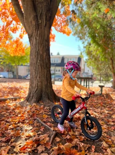 High-Traction Wheel Set for Strider 12-Inch Balance Bikes - Black, Pneumatic Tires