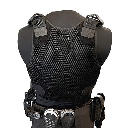 MILITAUR Small Black Adjustable Ventilation Vest for Tactical Airflow