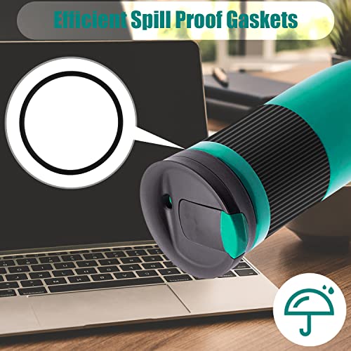 6 Pack Silicone Replacement Seals for 16oz & 20oz Travel Mugs - Leakproof Gaskets