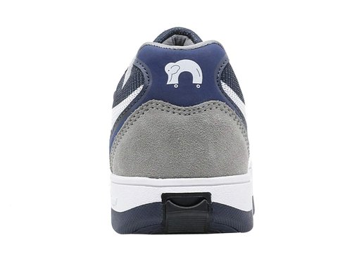 Beppi Roller Sneakers for Girls & Boys –Skate Shoes with Wheels Navy Blue, Size 5