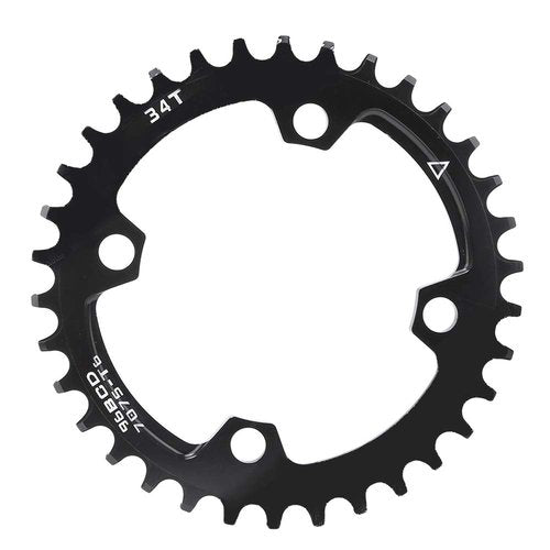 Keenso 1 Pcs Chainring, 96BCD Narrow Wide Round Chainring Repair Chain Ring for Mountain (34T)