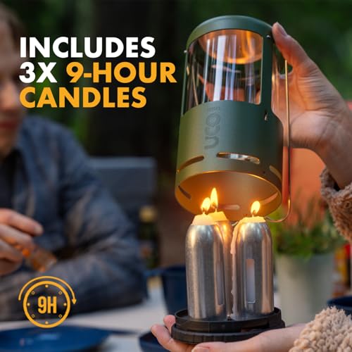UCO Candlelier Candle Lantern Forest Edition for Camping & Emergency Light