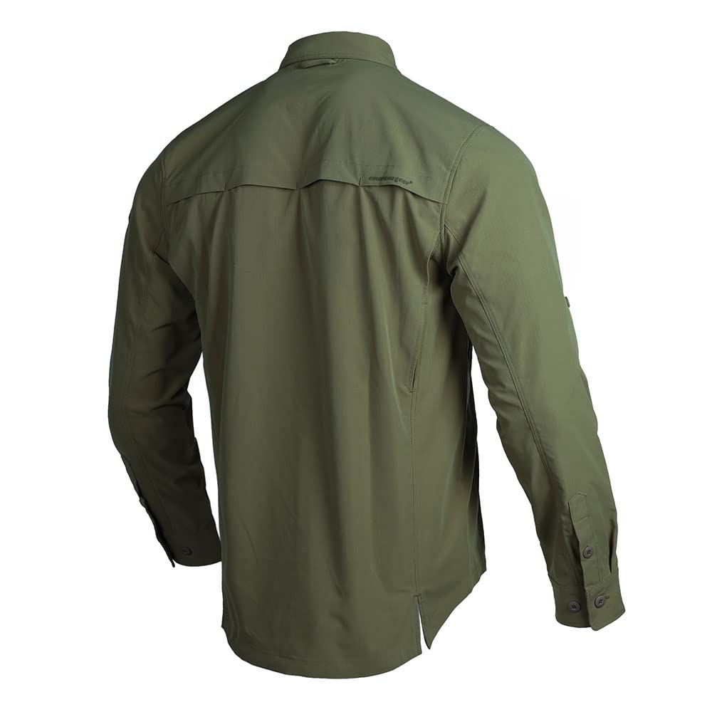 EMERSONGEAR Blue Label PaiJiZhe Tac Field Shirt,Camp Shirts Mens Long Sleeve Durable Outdoor Apparel