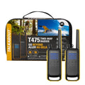 Two-Way Radio Set with 22 Channels, Weatherproof, 35-Mile Range – Black & Yellow, 2 Pack