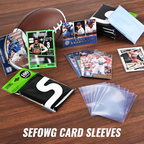 10000 PCS Clear Card Sleeves for Trading Cards - Soft, Standard Size 66x91mm - Water & Dust Resistant - Fits Sports & Game Cards