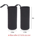 TLHO Water Bottle Carrier 750ml, 25oz Water Bottle Cover Sleeve Neoprene Bottle Carrier Insulated Bottle Bag Case Pouch black, 25oz/750ml 2PCS