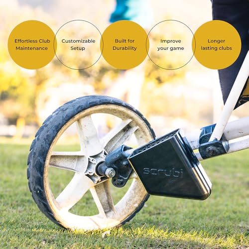 Golf Club Cleaner Clicgear Compatible Portable Waterproof Nylon Bristle Tool