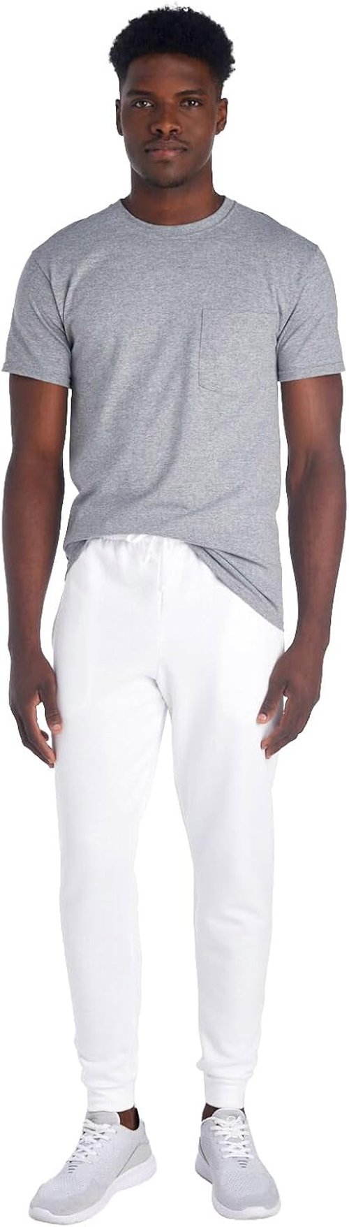 Jerzees Men's NuBlend Fleece Joggers - Relaxed Fit with Pockets | Comfortable Cotton Blend