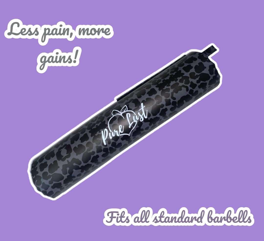 Pure Lust Barbell Pad - Non-Slip Hip Thrust & Squat Pad for Neck & Shoulder Protection | Durable GU Leather Foam