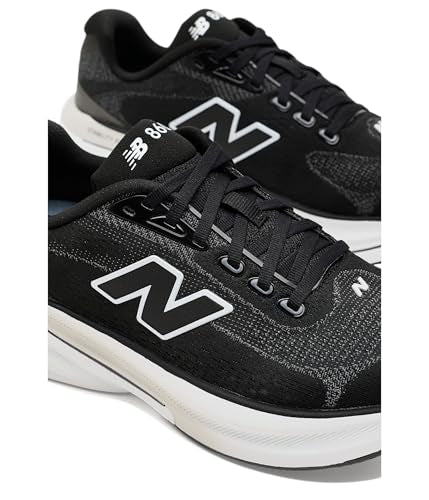New Balance Womens Fresh Foam X 860v15 Wide Running Shoes - Black/Nb 103 White 8.5