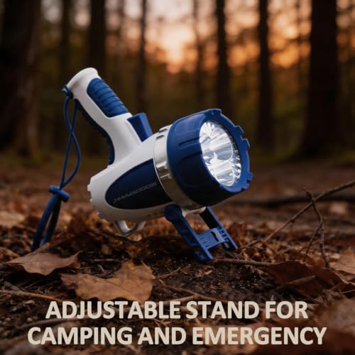 GOODSMANN 3000 Lumen Rechargeable LED Handheld Spotlight Waterproof Marine Searchlight