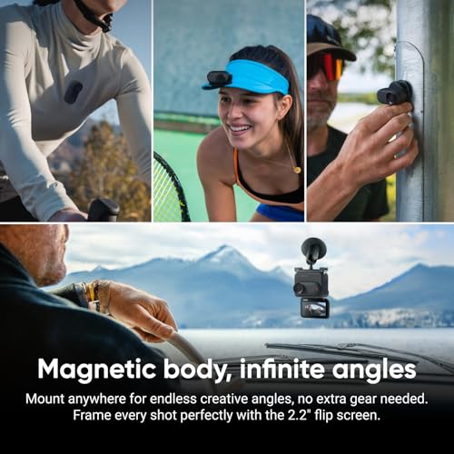 Insta360 GO 3S Action Camera - 128GB Black Portable 4K Vlogging, Waterproof, Stabilization, Bundle