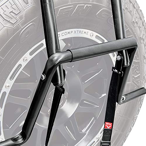 2-Bike Spare Tire Mount Bike Carrier for SUVs and Jeeps - Black