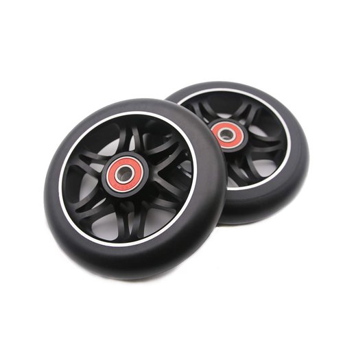 2Pcs 110mm Pro Scooter Wheels with ABEC 9 Bearings Fit for MGP/Razor/Lucky Envy/Vokul Pro Scooters Replacement Wheels
