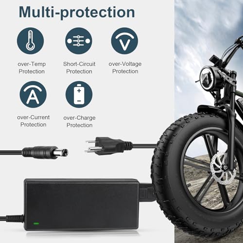 42V 2A Electric Scooter Charger for 36V Lithium Batteries - Widely Compatible