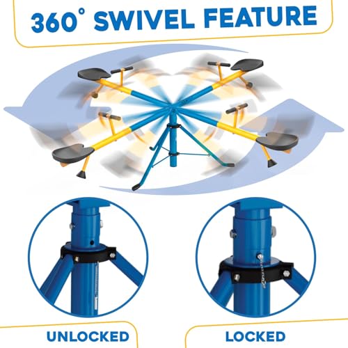 Swivel Teeter Totter for Toddlers & Kids Outdoor Indoor Playground Equipment
