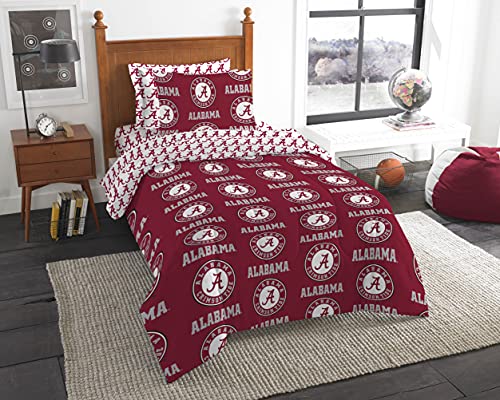 Alabama Crimson Tide Unisex Bed in a Bag Set Twin - NCAA Sports Bedding