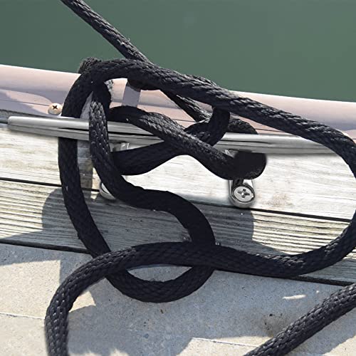 VEITHI 10 Inch Stainless Steel Dock Cleats - Marine Rope & Boat Tie-Down Hardware (4 Pack)