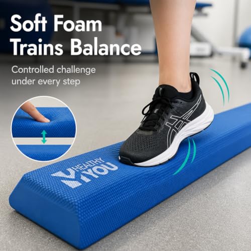 Foam Balance Beam for Physical Therapy and Home Balance Training