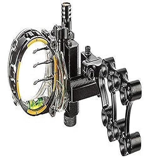 Trophy Ridge Hotwire 3-Pin Sight - Black Archery Scope with Fiber Optic Pins & Tool-less Adjustment