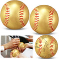 Gold Autograph Baseballs Set of 2 - 9 Inch Blank Signed Baseballs for Collecting and Practice