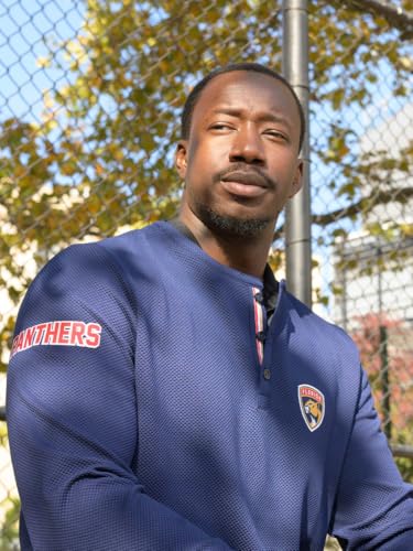 Florida Panthers Waffle Henley Shirt for Men - Navy XL